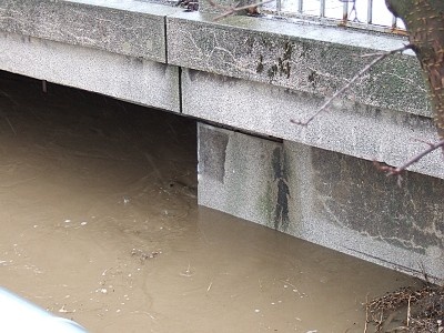 Povodně 2006: Most přes Romži